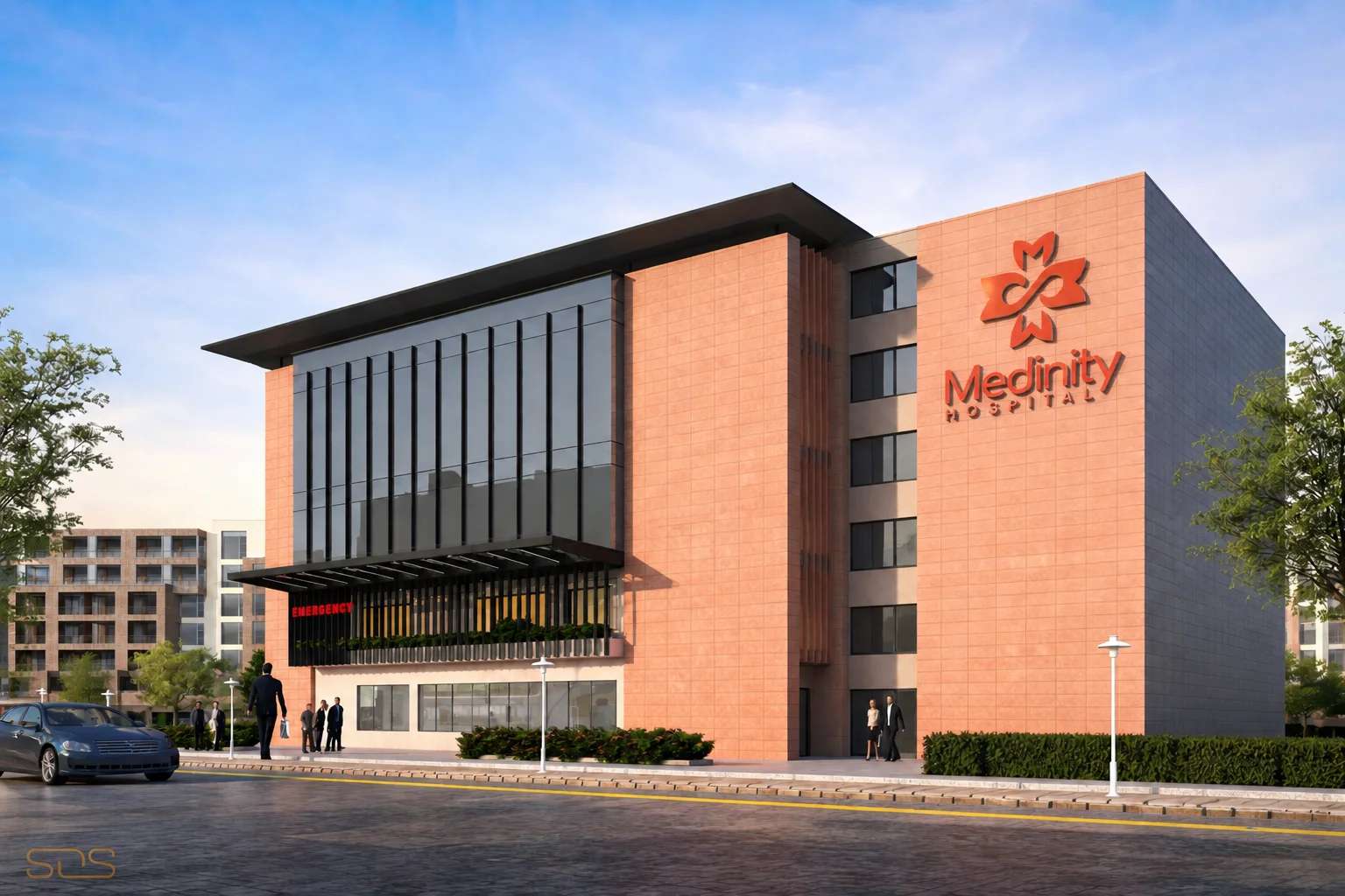 Medinity Multispeciality Hospital Building - Best Medical Care in Gomti Nagar, Lucknow
